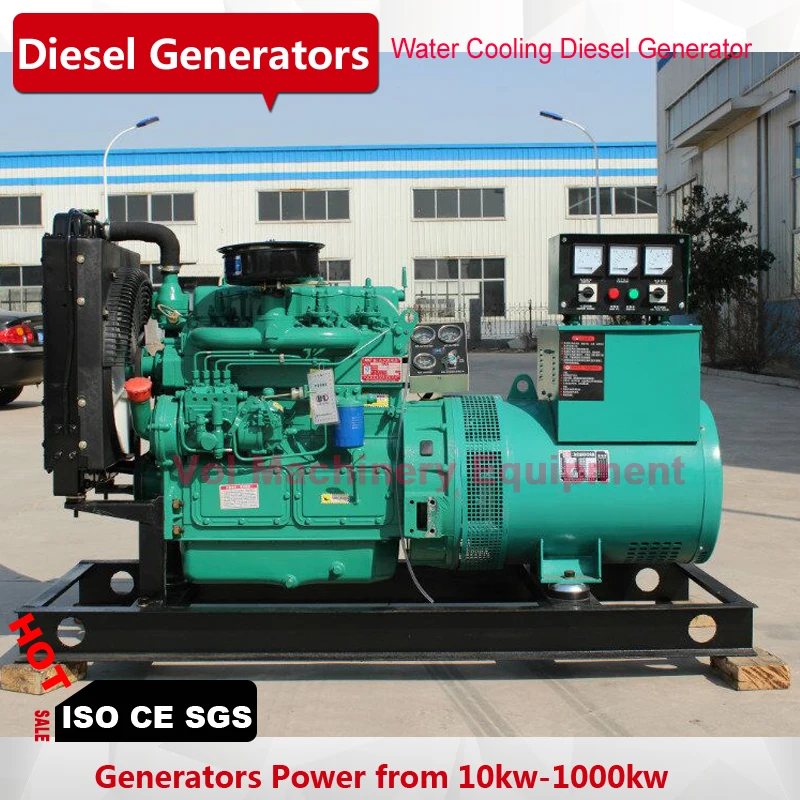 40KW Generator Price  Ricardo 4100ZD engine brushless alternator three phase