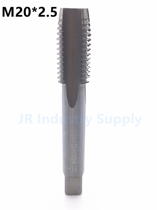 M20*2.5 screw tap HSS precision H2 1pcs Straight Fluted Screw Thread Metric Plug Hand Tap Drill