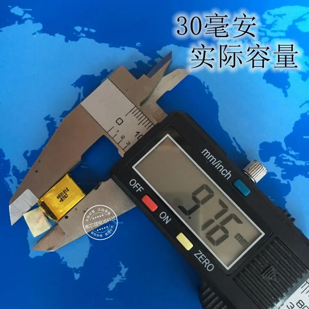 3.7V بطارية ليثيوم بوليمر 301012 30mAh بلوتوث الذكية لبس لعبة معدات خاص LED قابلة للشحن خلية ليثيوم أيون