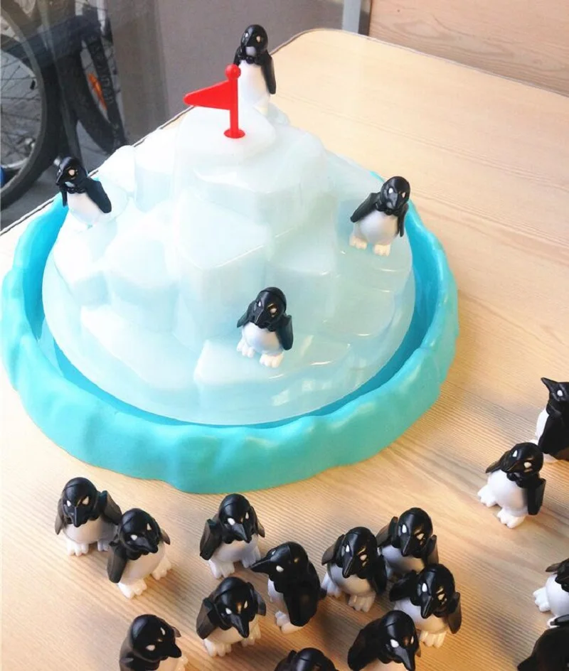 Penguin Iceberg balance toy Funny Family Party Game for Ages 4 and Up