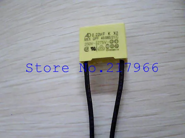 50PCS X ,Manufacturers lead AD 224K 275V 0.22UF K X2 safety capacitors 224