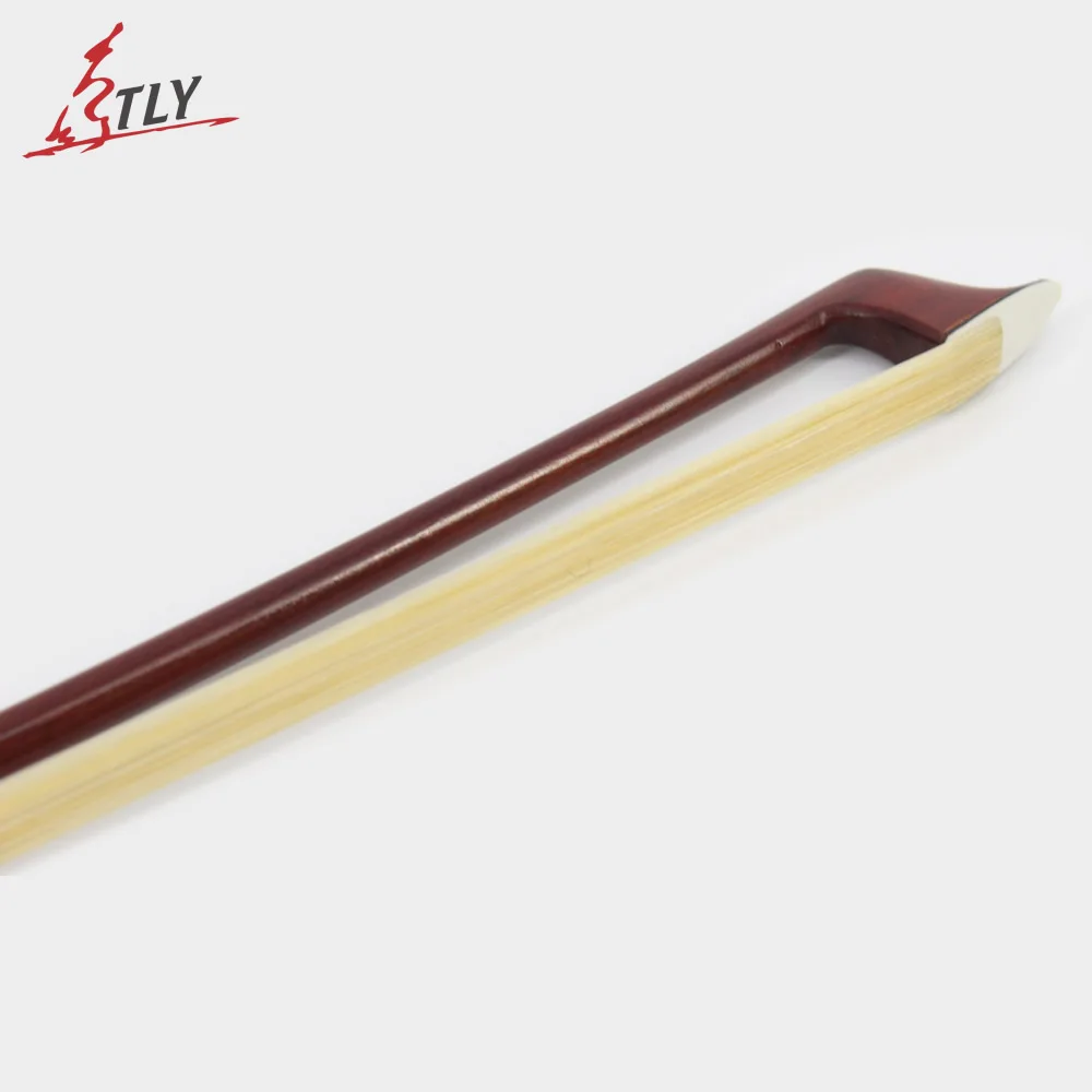 Factory Store High Quality 4/4 Violin Bow Fisheye Inlayed Imitation Ivory Frog Colored Shell Fiddle Bow Violin Accessories