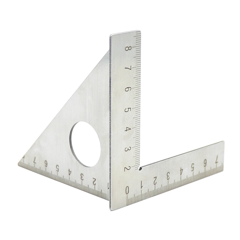 Woodworking Ruler Square Layout Miter Triangle Rafter 45degree 90degree Metric Gauge Axis