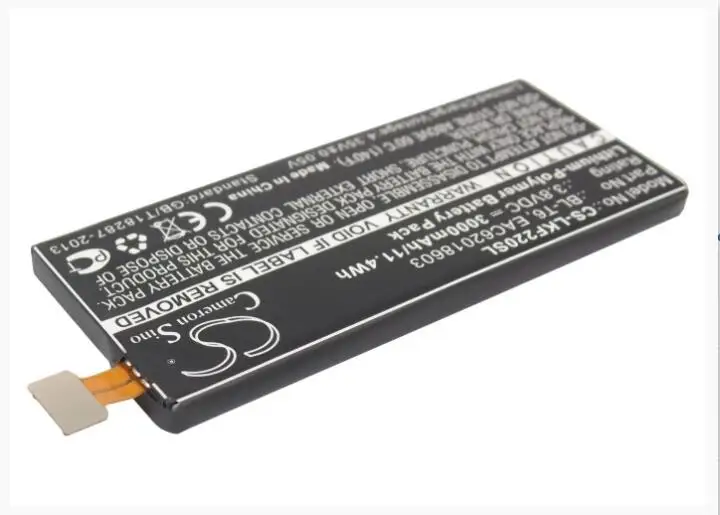 Cameron Sino 3000mAh battery for LG F220 F220K F220L F220S Optimus GK BL-T6 EAC62018603 Mobile, SmartPhone Battery