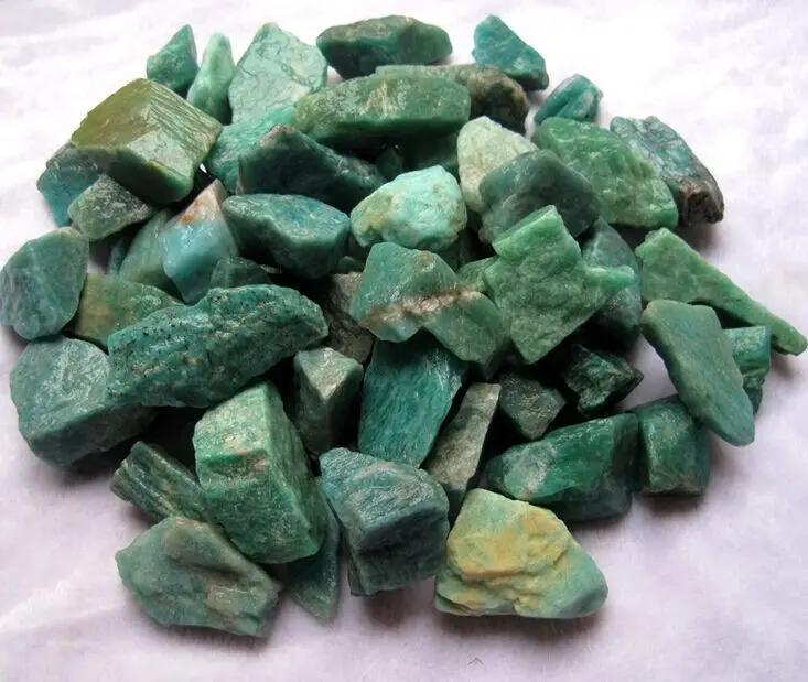 1/2 lb Lot  Rough Amazonite Stones  Crystals