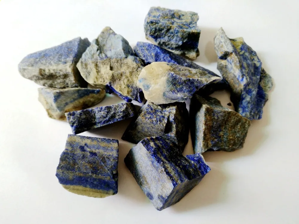 1lb (450g)Bulk Rough lapis lazuli Raw Stone materials healing stone for warping Cabbing,Cutting, Lapidary, Tumbling Reiki 1'+