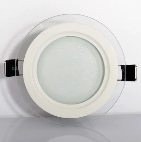 

Dimmable 6W 12W 18W LED Panel Downlight Round Glass Panel Lights Ceiling Recessed Lamps AC 220V 240V