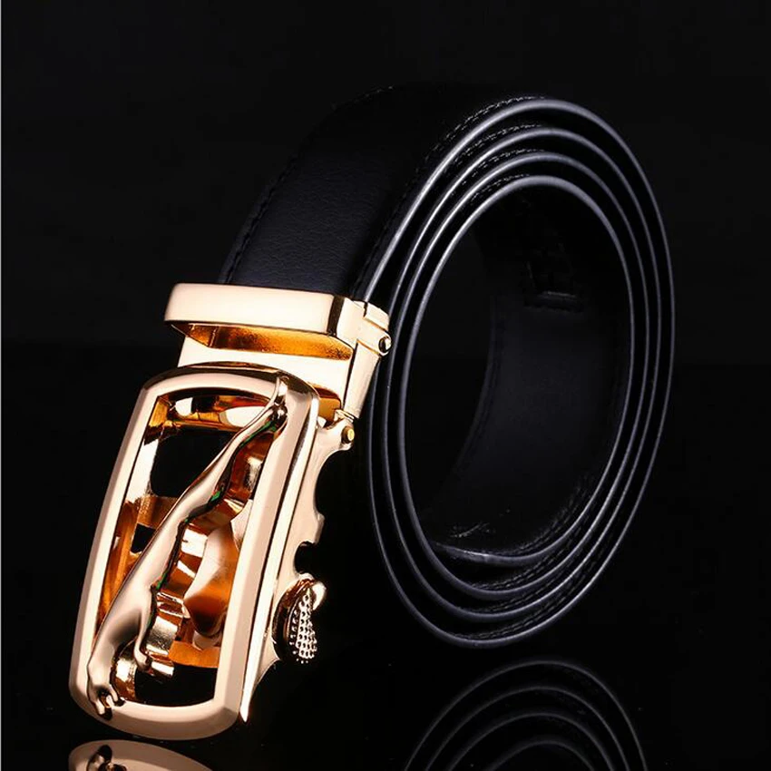 Hot 2021 Men Automatic Buckle Dragon Belt Brand Fashion Leather Belts for Business Men High Quality Luxury Belt for Men