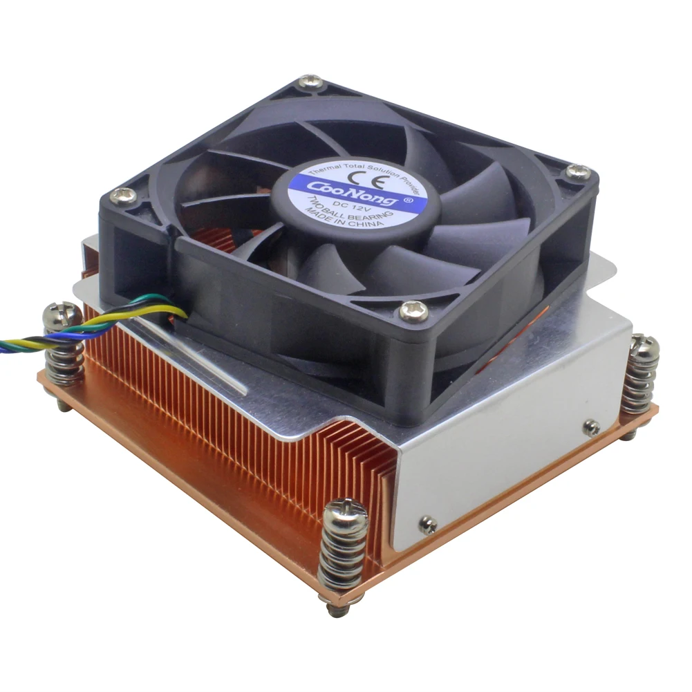 2U server CPU COOLER copper heatsink cooling fan for intel Xeon LGA 2011 2066 Industrial Personal Computer Active cooling