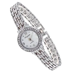 Women's Women Watch Luxury Clock Women Lady Delicate Bracelet Stainless Steel Crystal Quartz Bracelet Watches Relojes Mujer