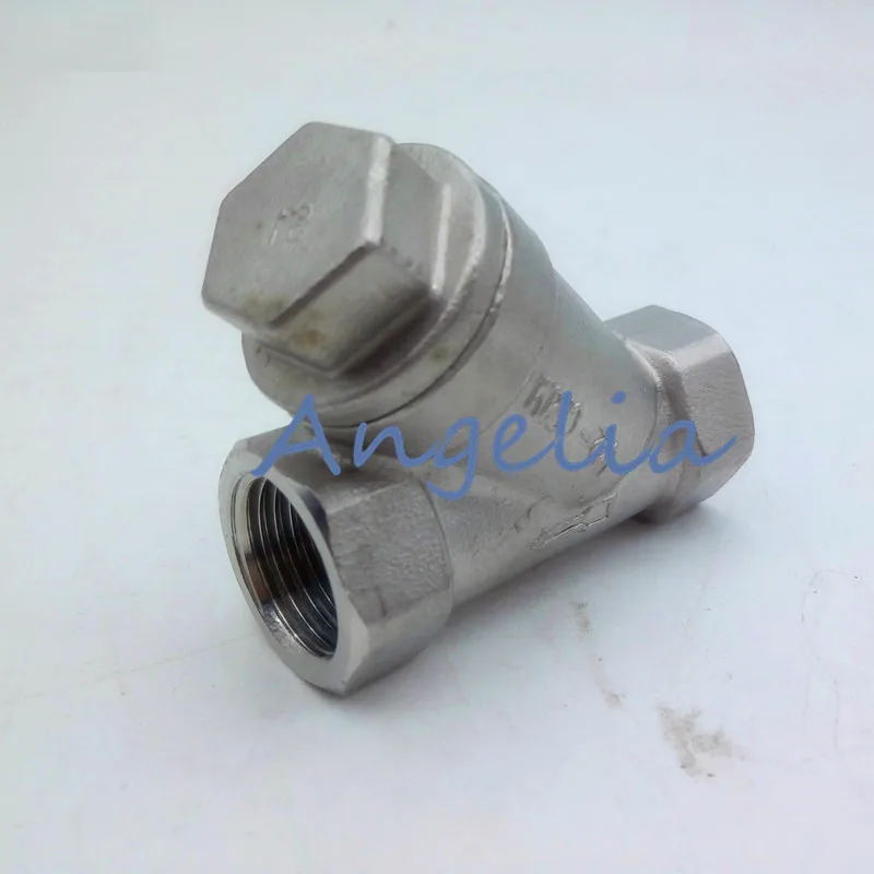 

1" DN25 BSP 304 Stainless Steel Mesh Strainer Booster Pump Inline Y Filter Female thread