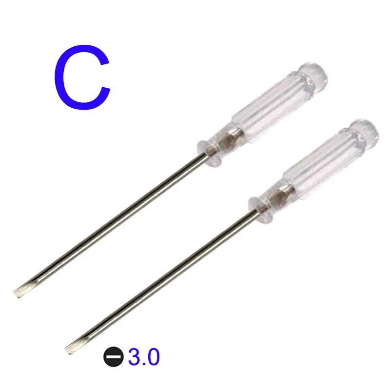 4Pcs Mini 3.0 Micro Cross Phillips ไขควงแบนสำหรับโทรศัพท์มือถือ PC Repair Tool