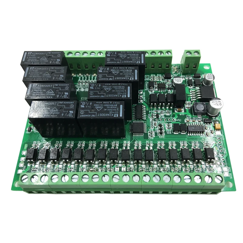 DAM0816D 16 into 8 out of the computer serial port control relay module MODBUS computer + manual control