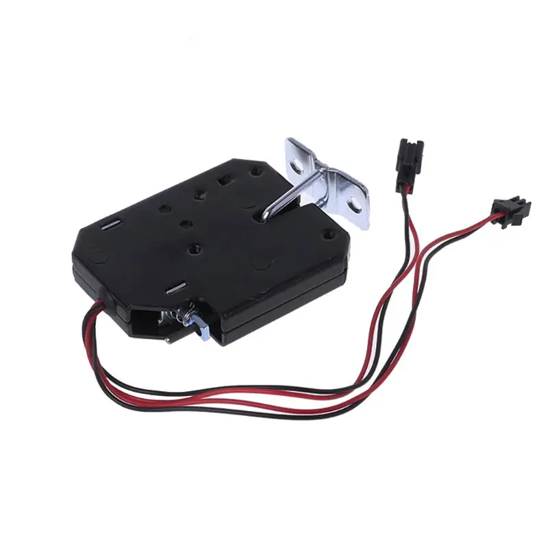Magnetic Latch Door Lock Electric Drop Bolt Picks Auto DC 12V 2A Solenoid Induction Access Control File Case Cabinet Drawer Lock