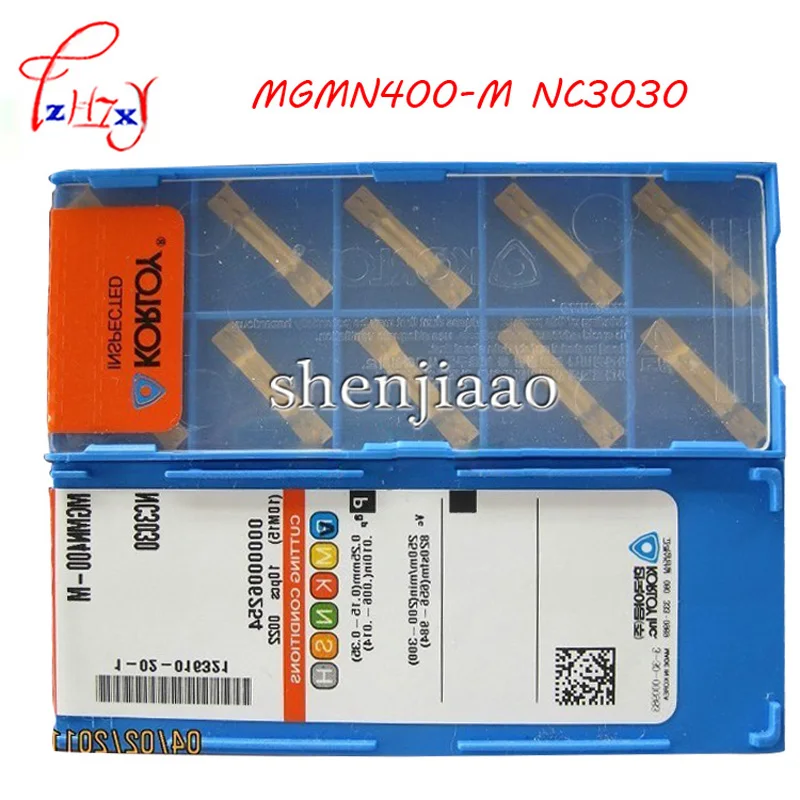 

100 pcs/lot MGMN400 M NC3030 Metal Insert Hard Groove Hard Metal Insertion Turning Tool CNC Lathe Tool CNC Tool