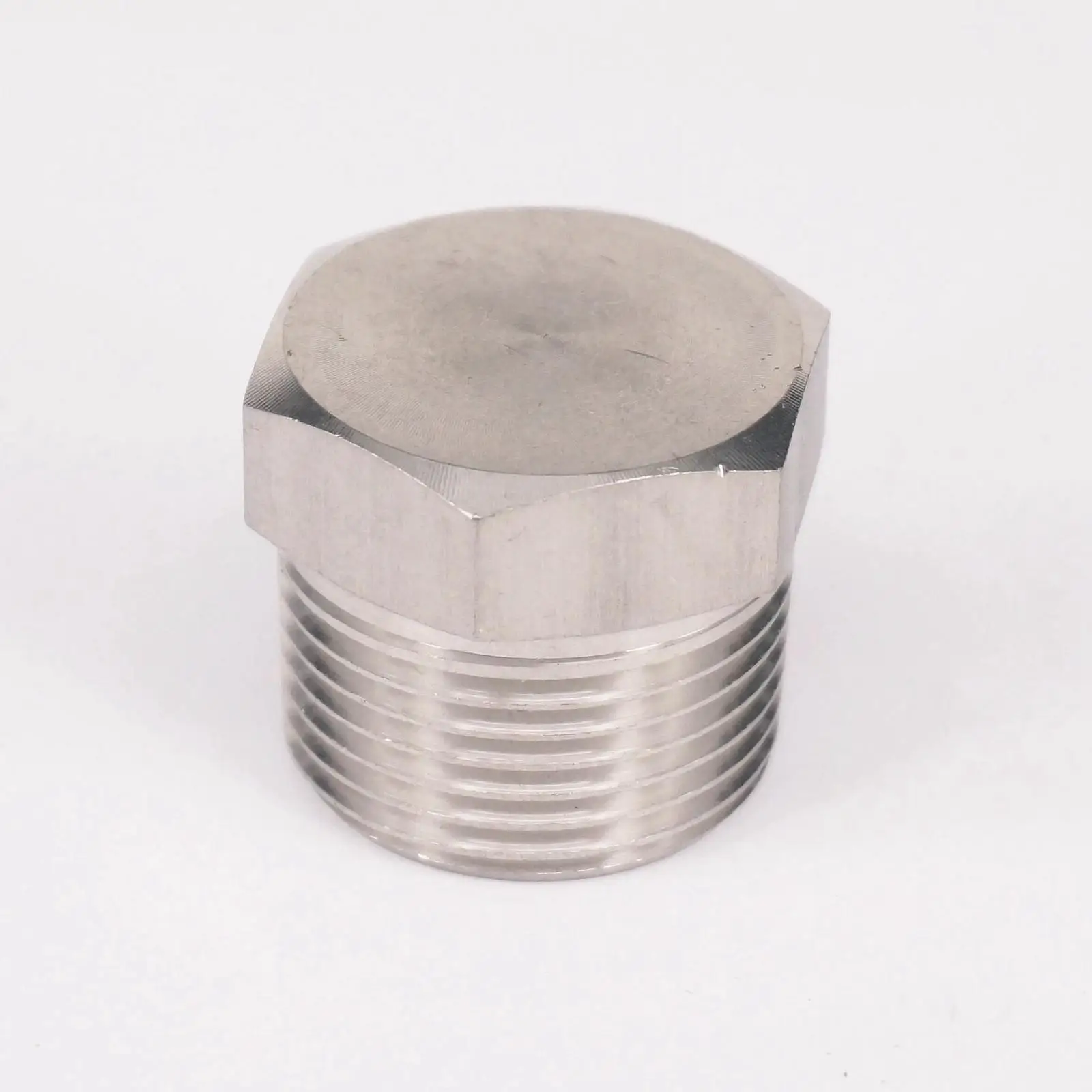 

780 bar 1" BSPT Male 304 Stainless Steel Pipe Countersunk Plug Hex Socket End Cap