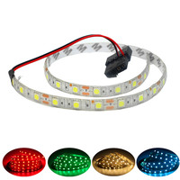 50/100/200cm Magnetic LED Strip Light H-5050 PC Computer Case Magnetic Strip Light SATA Power Supply White Red Green Blue Yellow