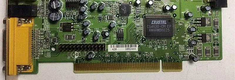 Original disassemble Turtle Beach Santa Cruz CS4630 sound card 5.1