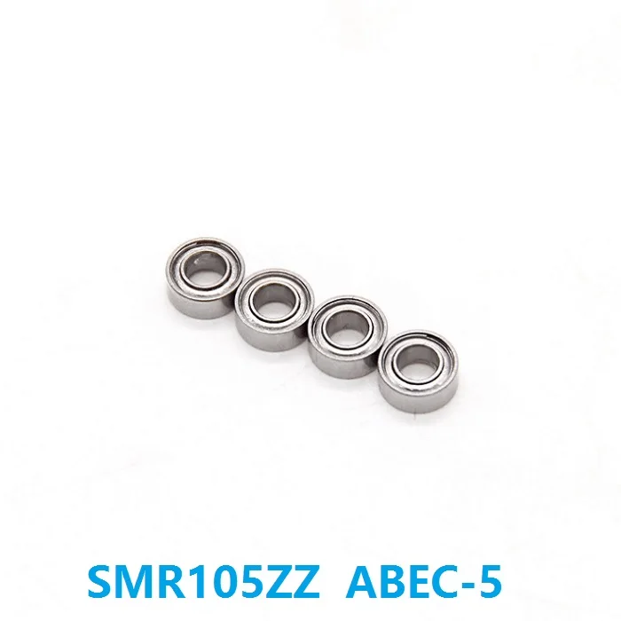 

50pcs ABEC-5 SMR105ZZ SMR105 ZZ Stainless steel ball bearing Miniature 5x10x4 mm Shielded Deep Groove Ball Bearing 5*10*4mm