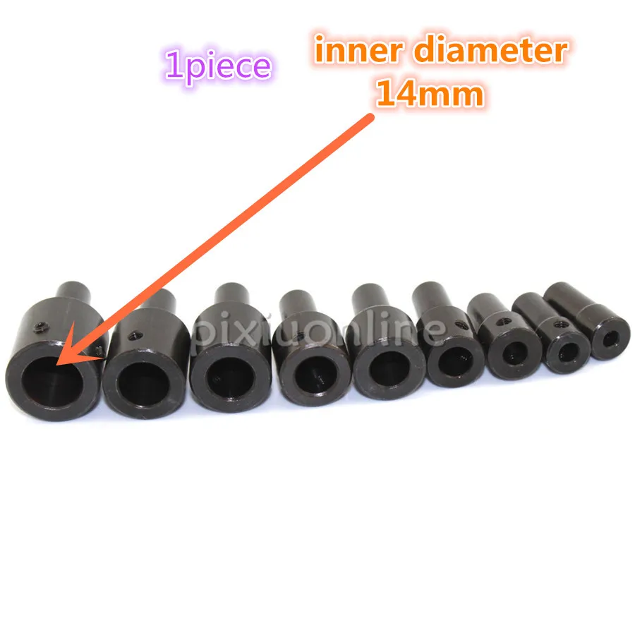 1piece J546b Inner Diameter 14mm Black Metal Drill Clamp DIY DC Motor Electric Drill Auger Bit Borehole Sale at a Loss USA