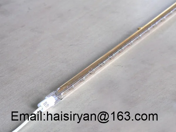 customized 500w 350mm far Single tube Electric halogen IR quartz glass heater lamps