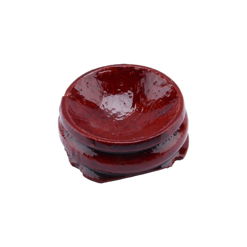 

Durable Miniature Retro Red Wood Stand Base for Round Ball Sphere Globe Stone Crafts Display Home Decoration Accessories