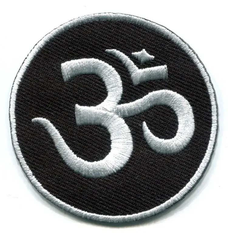 

New ! Aum om infinity hindu hinduism yoga indian trance applique iron-on patch