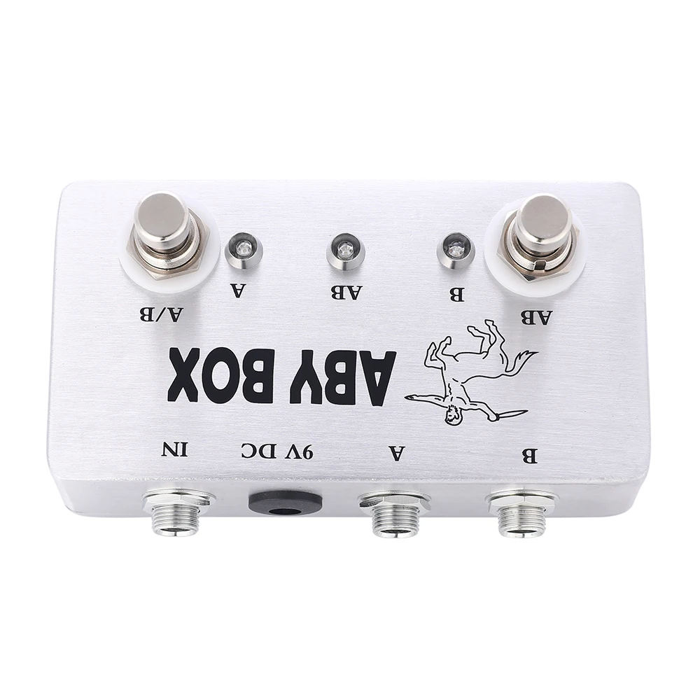 100% Hand Made Footswich AB Box Pedal Guitar True Bypass Effect Pedal Accesorios Guitarra