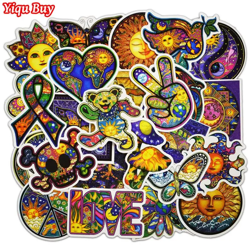 

25 Pcs Colorful World Peace Stickers for Laptop Car Motorcycle Luggage phone Skateboard Bike Home Decor Vinyl Decals DIY Sticker