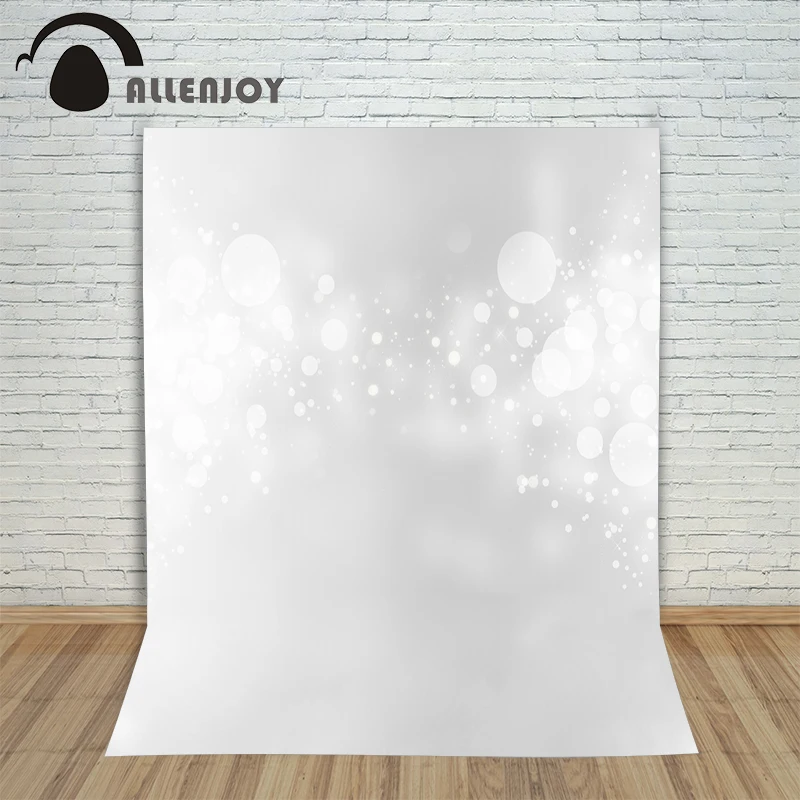 Allenjoy Ảnh Nền Trắng Phông Nền Mờ Bokeh Điểm Horizonal Chụp Ảnh Em Bé Phông Nền Chụp Ảnh Nền