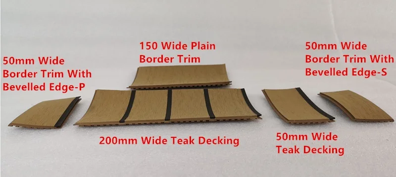 Boat Marine Yacht Synthetic PVC Teak Deck Decking System Samples Order Kit