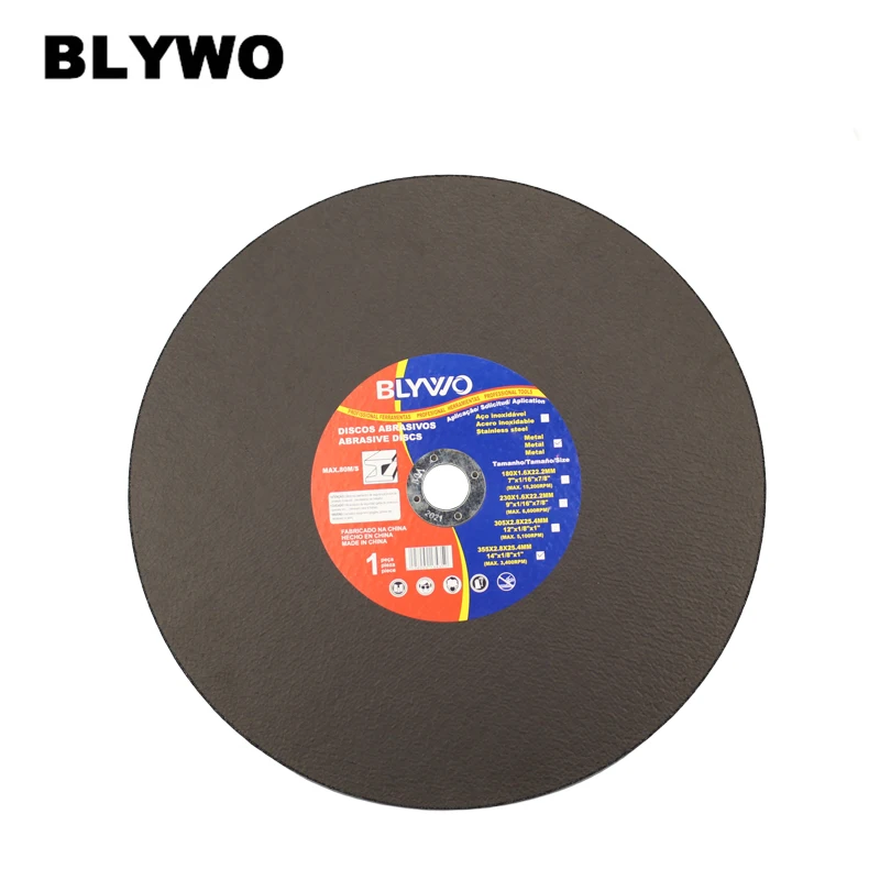 2 Pieces 355 mm Metal Cutting Discs 14 inch cutting disc Wheels Fiber Reinforced Grinding Wheel Blade