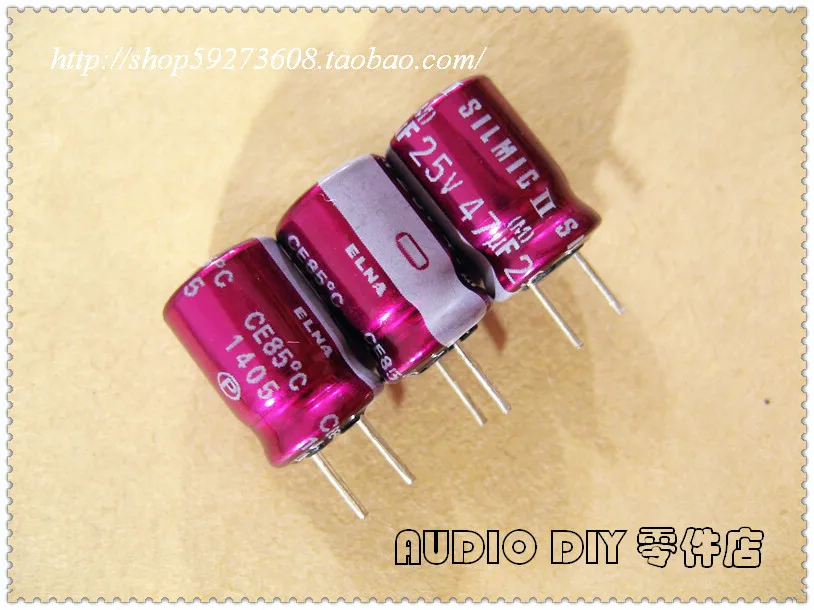 2020 hot sale 10pcs/30pcs Electrolytic Capacitor for ELNA SILMIC II Generation 47uF/25V Audio free shipping