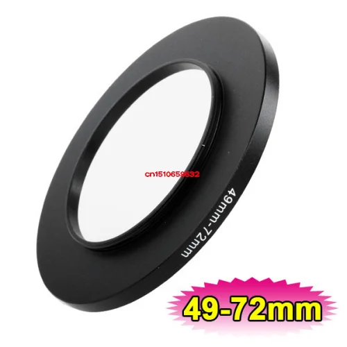 

2pcs Wholesale 49-72MM 49 MM - 72MM 49 to 72 Step Up Filter Ring Adapter for adapters, LENS, LENS hood, LENS CAP, and more...