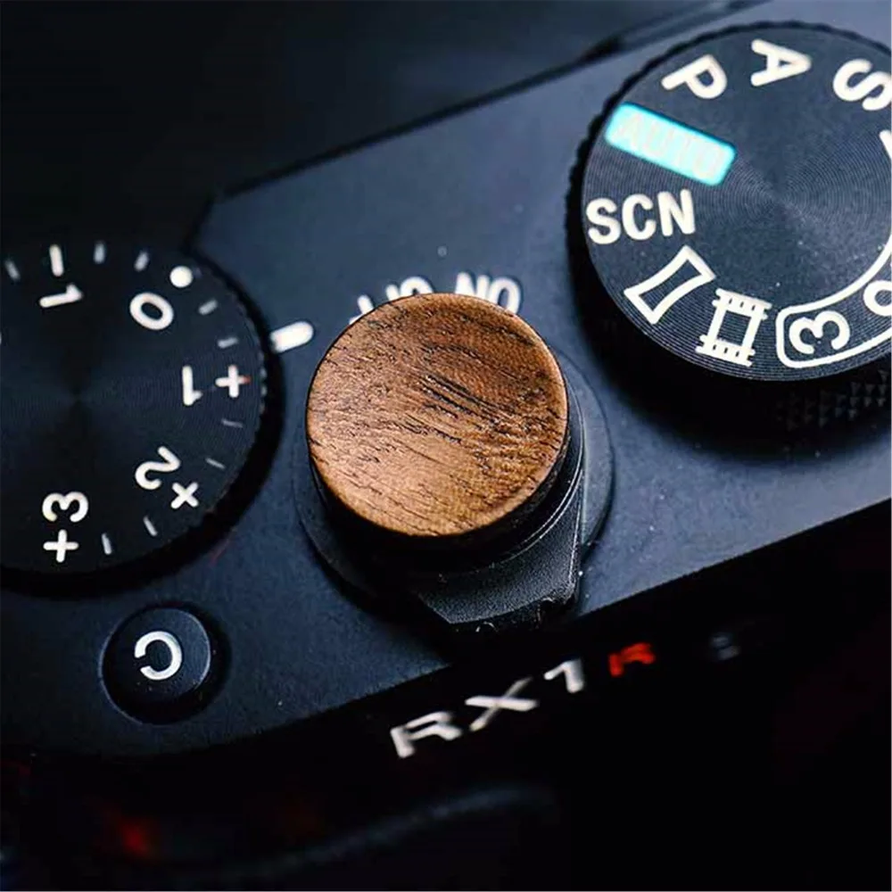 Wooden Wood Shutter Release Button For Sony RX1RM2 RX1RII RX1 RX1R