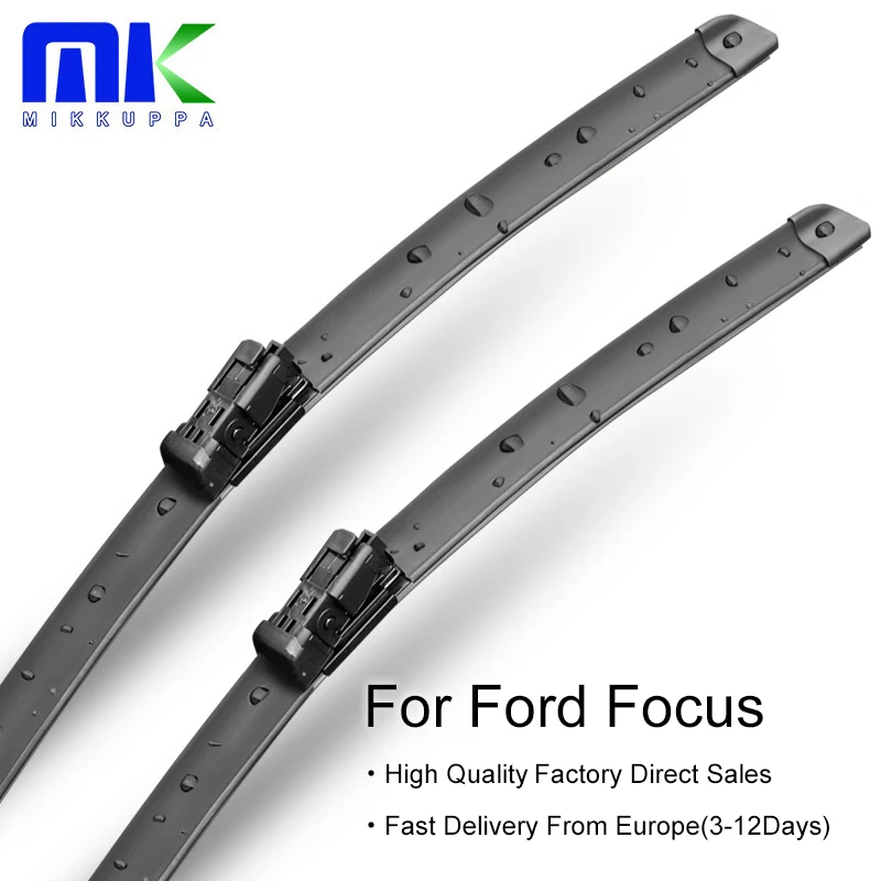 Mikkuppa Wiper Blades For Ford Focus Mk2 / Mk3 Model Year From 2004-2018 Windshield Wiper Auto Car Accessories