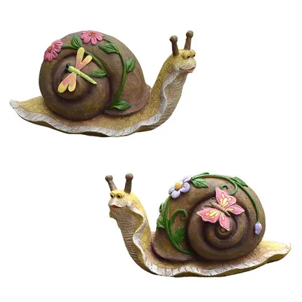 

Outdoor courtyard garden decoration, Resin simulation snail, animal craft decoration, garden landscaping