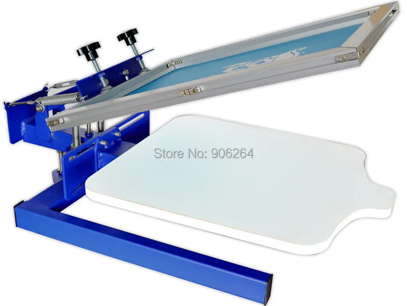 New Design 11TX Single Screen Printing Starter Hobby Press T-Shirt Pallet Adjustable In Every Direction