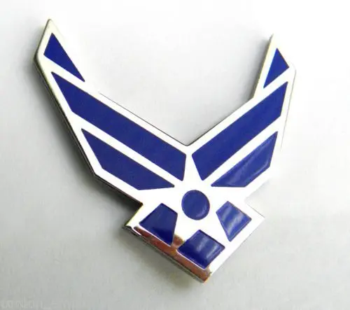 

custom UNITED STATES AIR FORCE CUT OUT LARGE WINGS LAPEL PIN BADGE low price custom metal usa eagle lapel pin