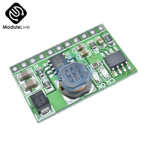 Cargador de placa de módulo de energía móvil UPS, convertidor de CC de aumento, módulo de refuerzo para batería de litio 3,7 V 18650, 5V, 2.1A