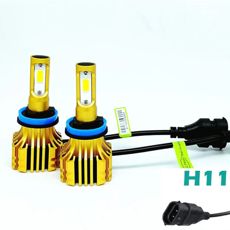 

LDDCZENGHUITEC H4 H7 LED Headlight Bulbs H11 9005 9006 COB Chip 70W 7000LM 6500K Car Led Auto Headlamp Headlight Fog Light 9-32V