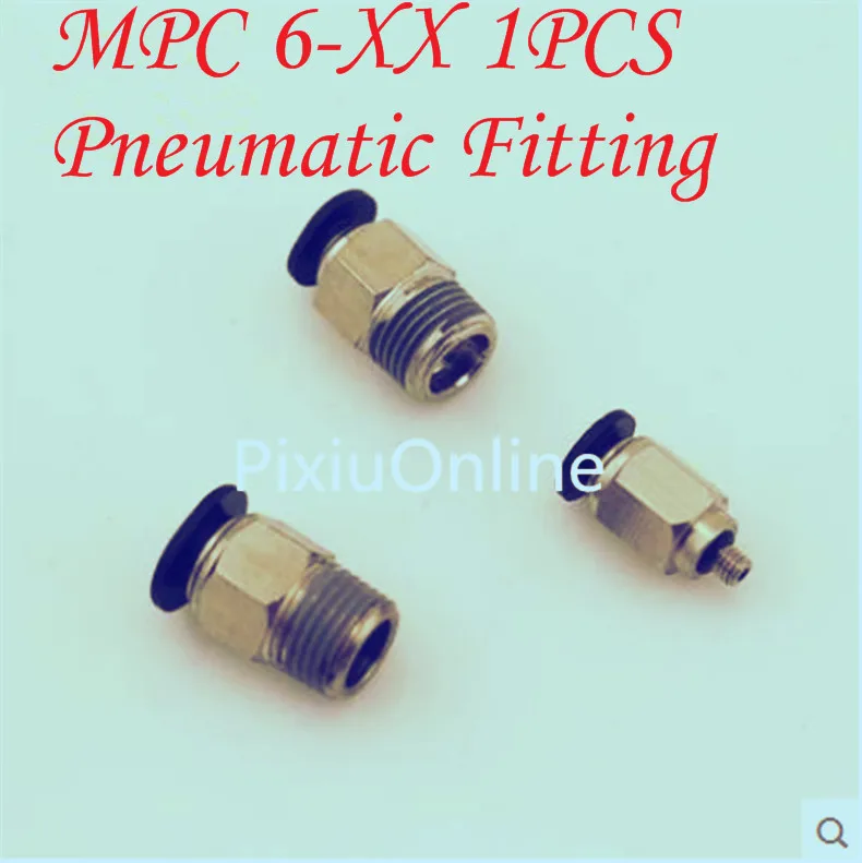 1PCS YT285 MPC 6-XX  Pneumatic fitting  Through joint  Quick connector push in Pipe joint Free Shipping