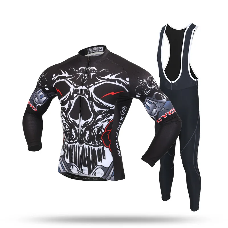 

XINTOWN Women/ men Long Sleeve Winter Thermal Fleece Cycling Jersey Warm Winter Bike Cycling Clothing Bicycle Bib Pants Set