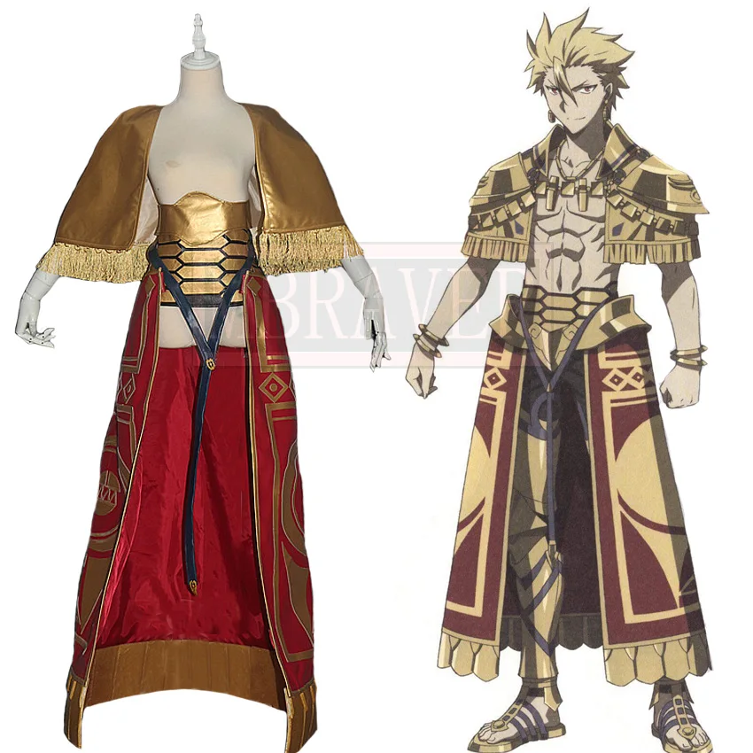 Fate/Grand Order FGO Fate/stay night Gilgamesh Cosplay Costumes Halloween Uniform Suit Custom Made Free Shipping