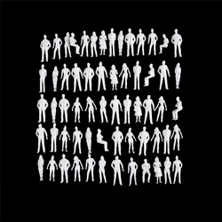 1:50 scale Model Miniature White Figures Architectural Model Human Scale HO Model ABS Plastic Peoples Hot Sale