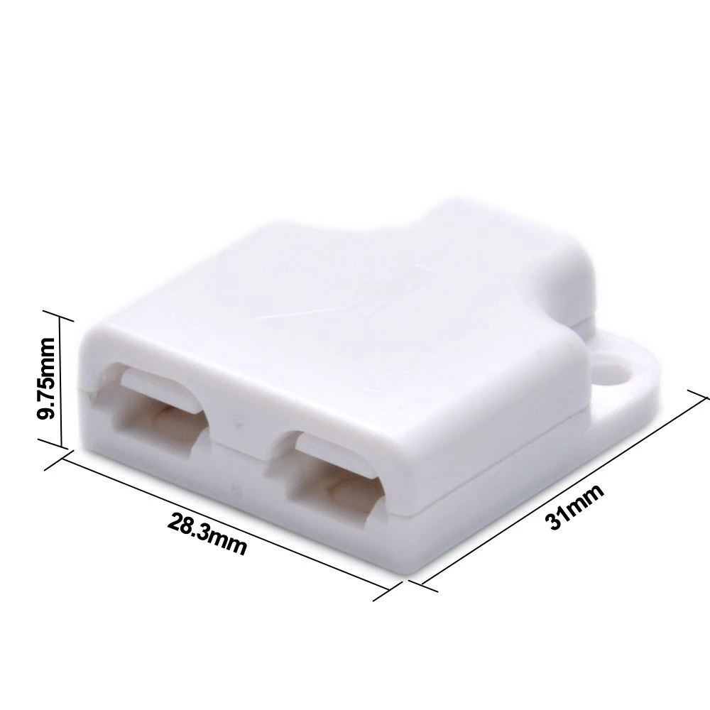 Connector Junction Box Power Distributor Box for LED Electrical Audio Auto Moto System 22-20AWG Wire Cable 1x Splitter + 3x 2pin