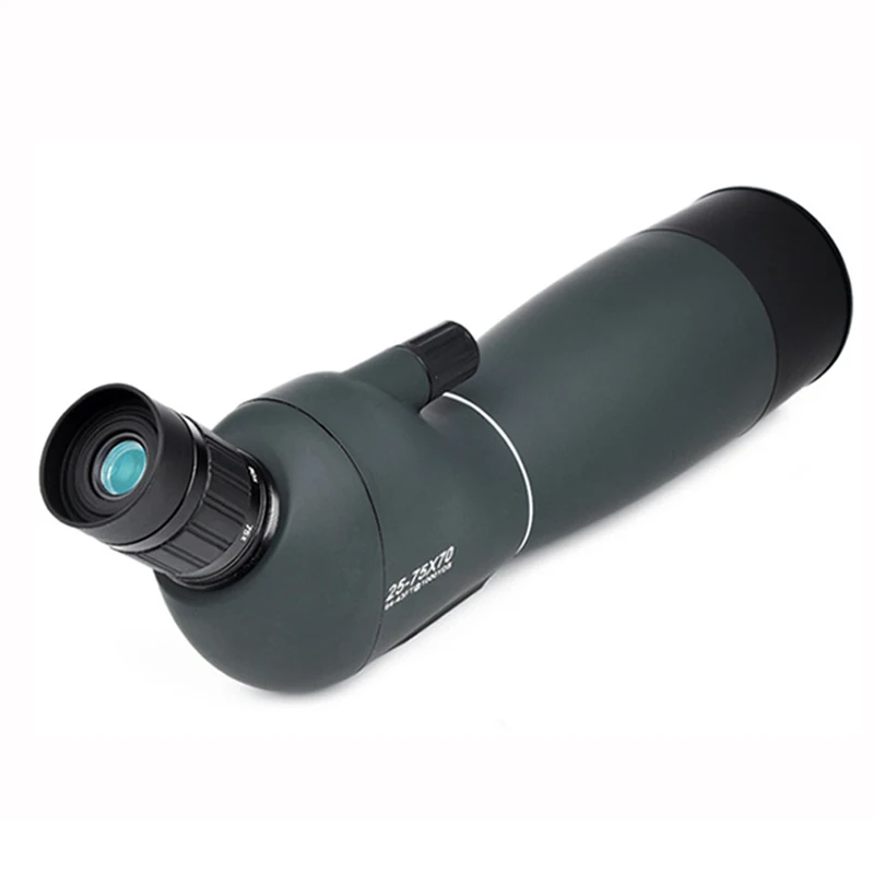 25-75X70 Monocular Telescope Zoom Spotting Scope With Tripod Long Range Target Shooting Bird Watching HD Optical Glass FMC Lens