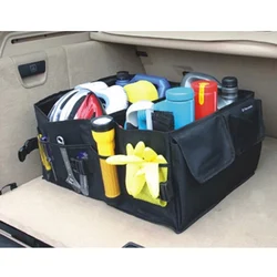 Folding Car Storage Box Trunk Bag Vehicle Toolbox Rear Boot Multi-use Tools Tidy Organizer Shopping Bags