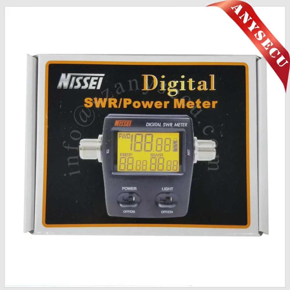 Imagem -06 - Lançamento Nissei Rs70 Digital Swr Medidor de Potência hf 1.660mhz 200w m tipo Conector Swr Power Meter para Walkie Talkie Rádio Vias Novo