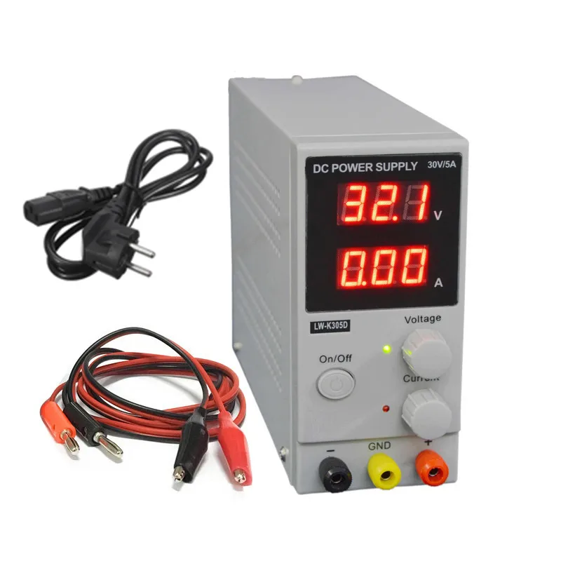 

Free Shipping Hot High Performance Digital 0-30V 0-5A Adjustable Mini Switching Power Supply Voltage Regulators DC Power Supply